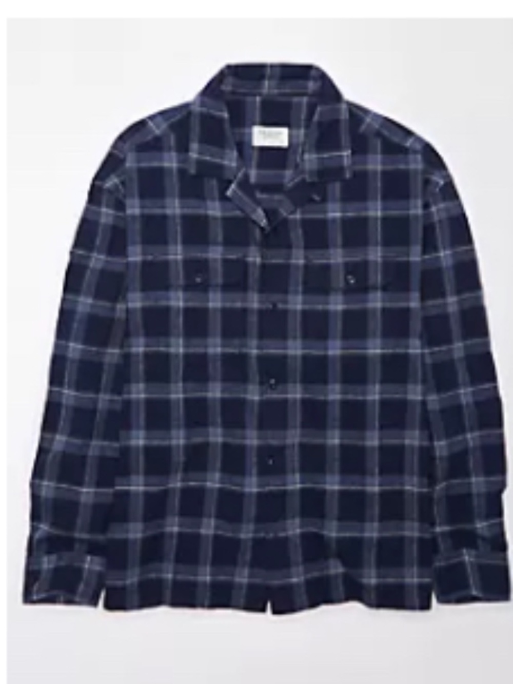 American Eagle Men's Linen Blend Mechanic Shirt